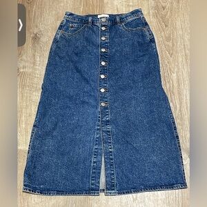 Universal Thread Blue Denim Skirt